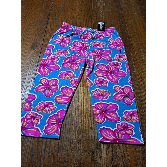 New One Size THREE Pair Docele Floral Casual Athletic Bike Workout Shorts - Picture 2 of 5